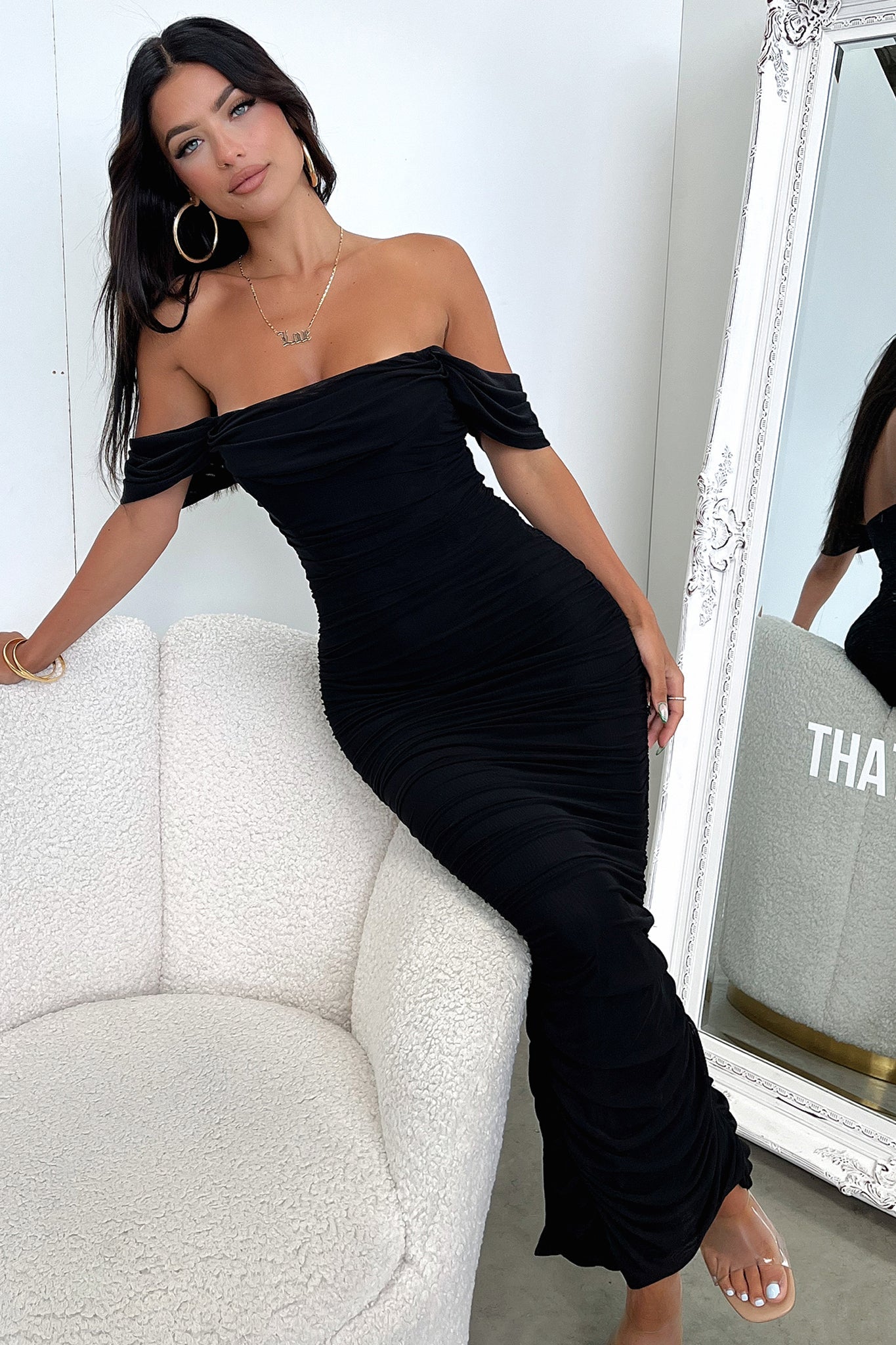 Lucinda Maxi Dress - Czarna