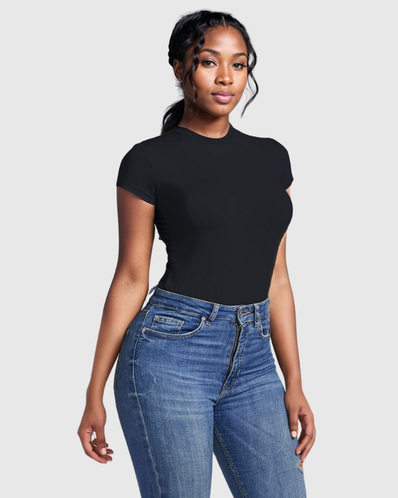 Body Ultrasuave de Manga Corta