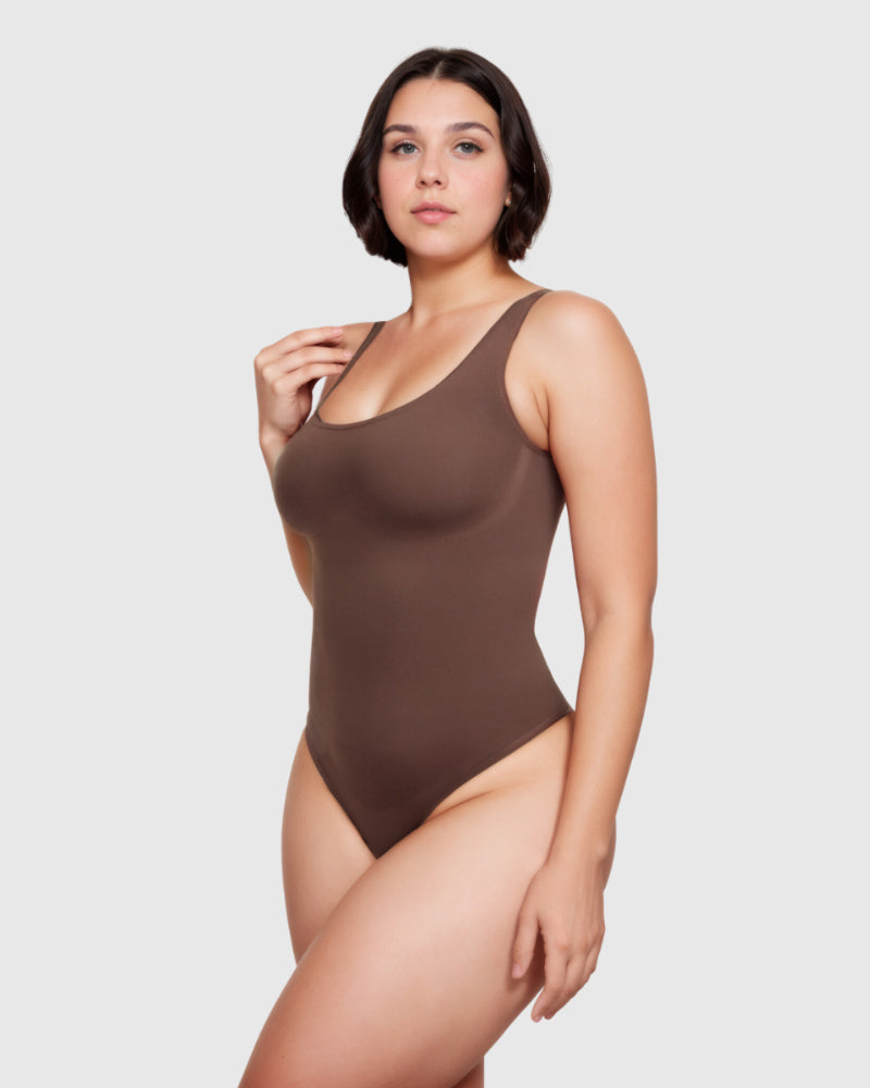 Body Moldeador con Escote Cuadrado