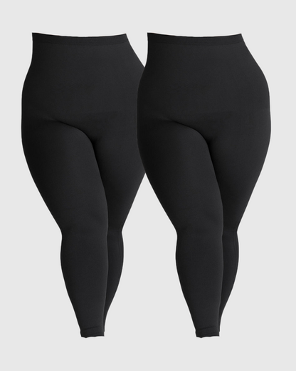 Leggins modelujące z kontrolą brzucha (2 pary)