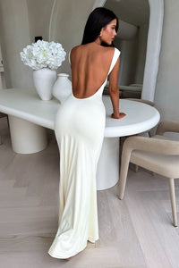 Elai Open Back Maxi Dress - Żółta