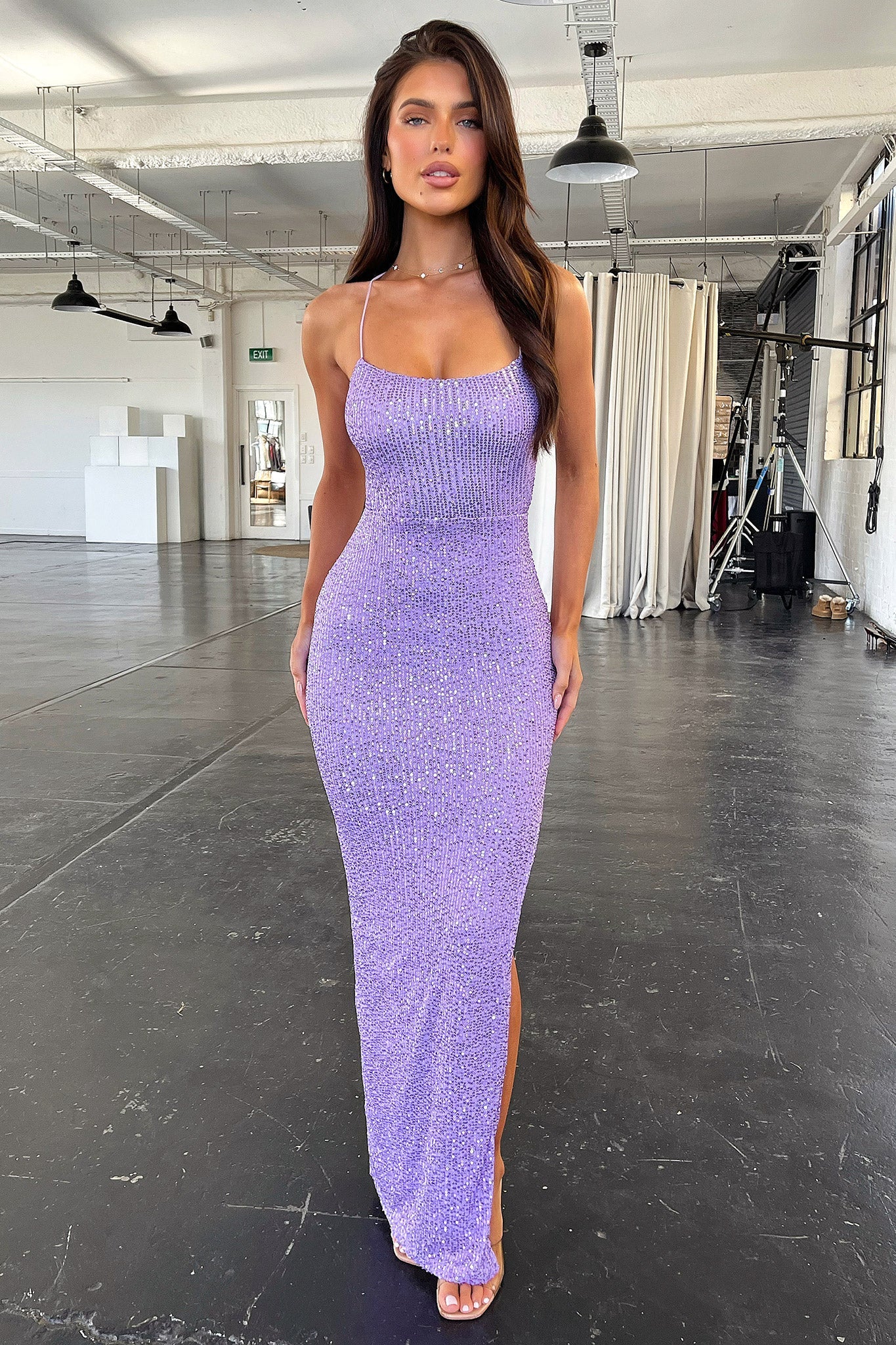 Alina Maxi Dress - Liliowa
