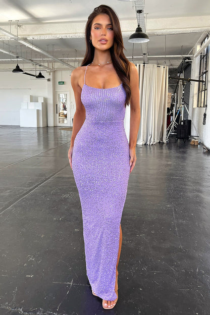 Alina Maxi Dress - Liliowa