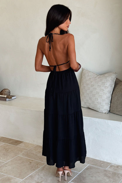 Amalie Maxi Dress - Czarna