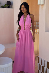 Arien Maxi Dress - Różowa