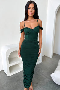Audrey Maxi Dress - Szmaragdowa