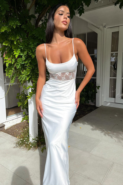 Azaria Maxi Dress - Biała