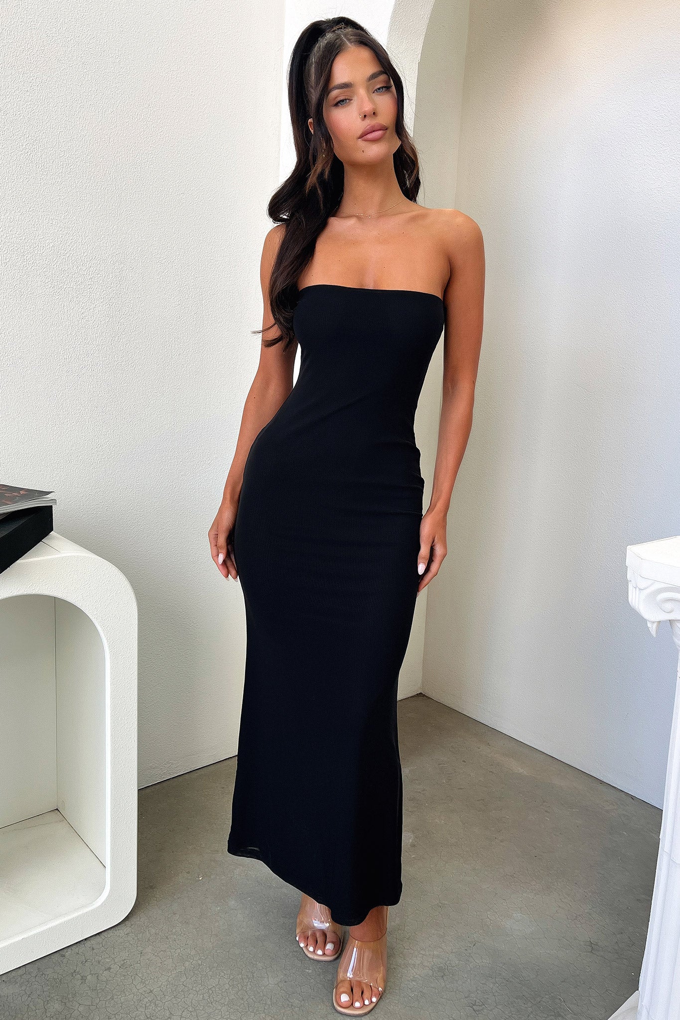 Carina Maxi Dress - Czarna
