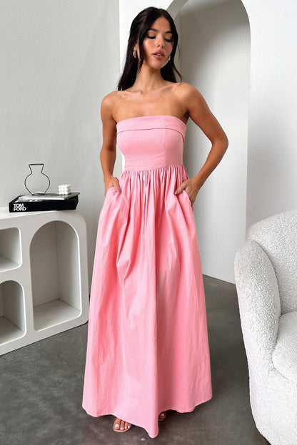 Cornell Maxi Dress - Różowa