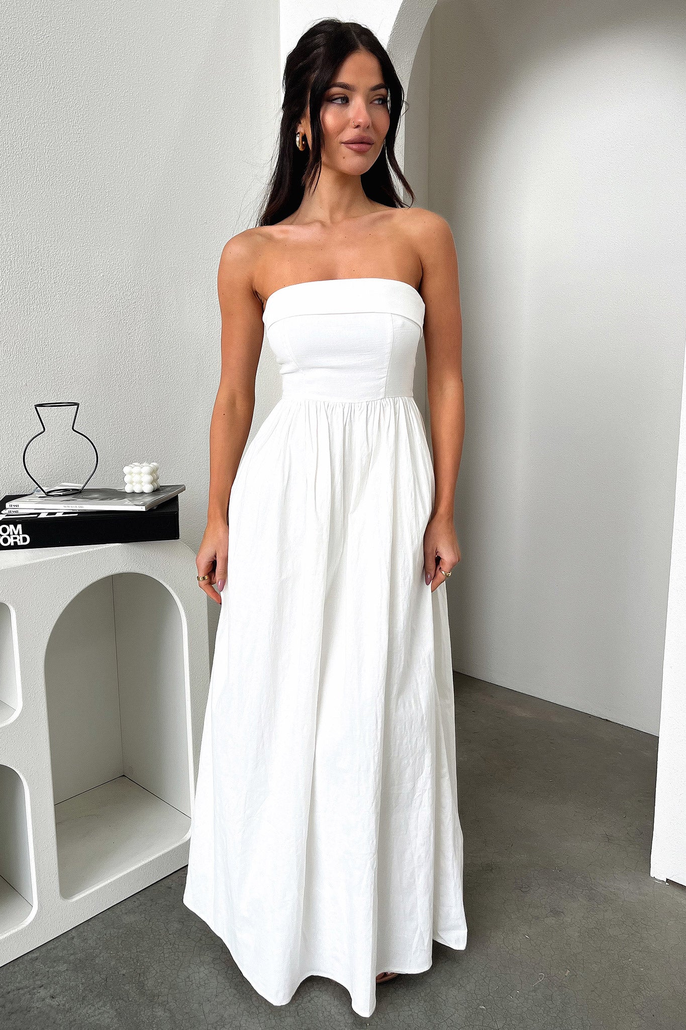 Cornell Maxi Dress - Biała