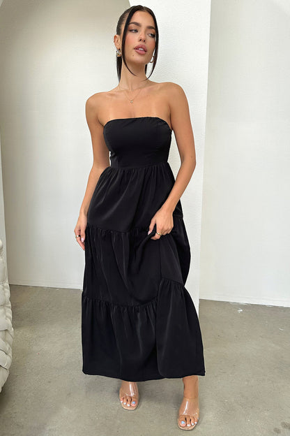 Hailey Maxi Dress - Czarna