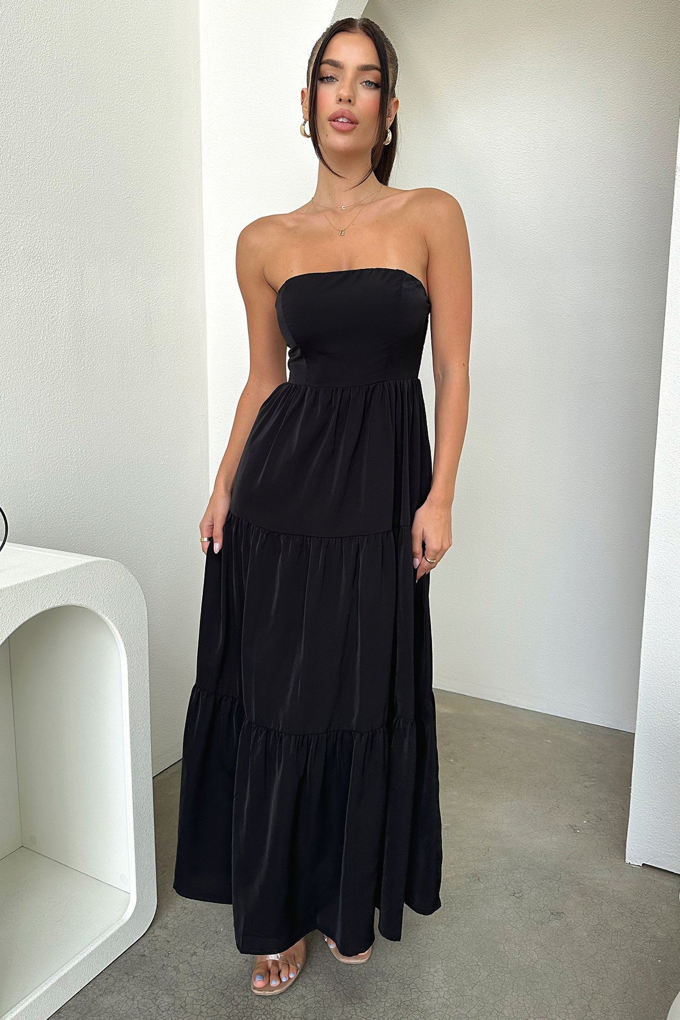 Hailey Maxi Dress - Czarna