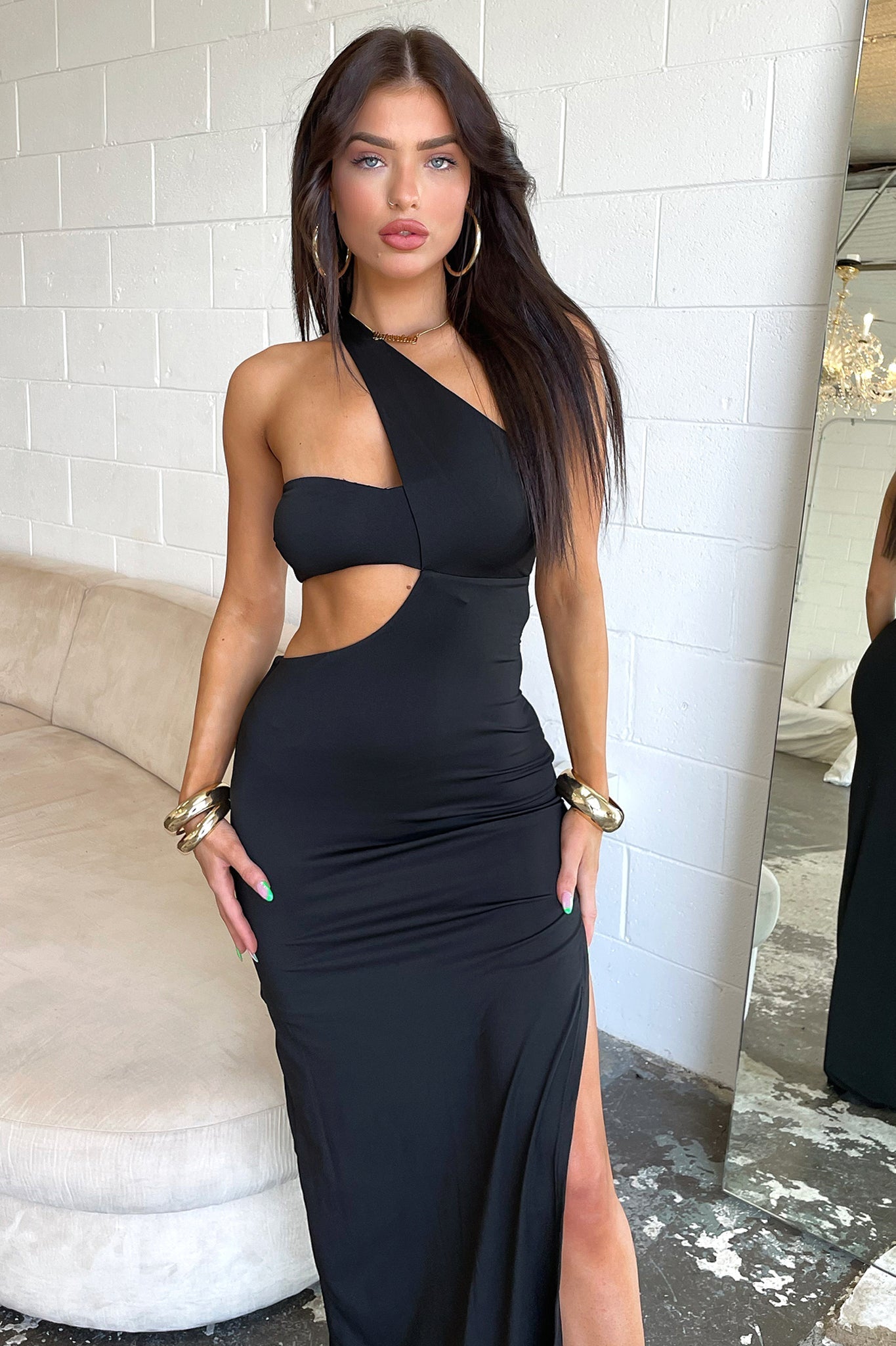 Inika Maxi Dress - Czarna