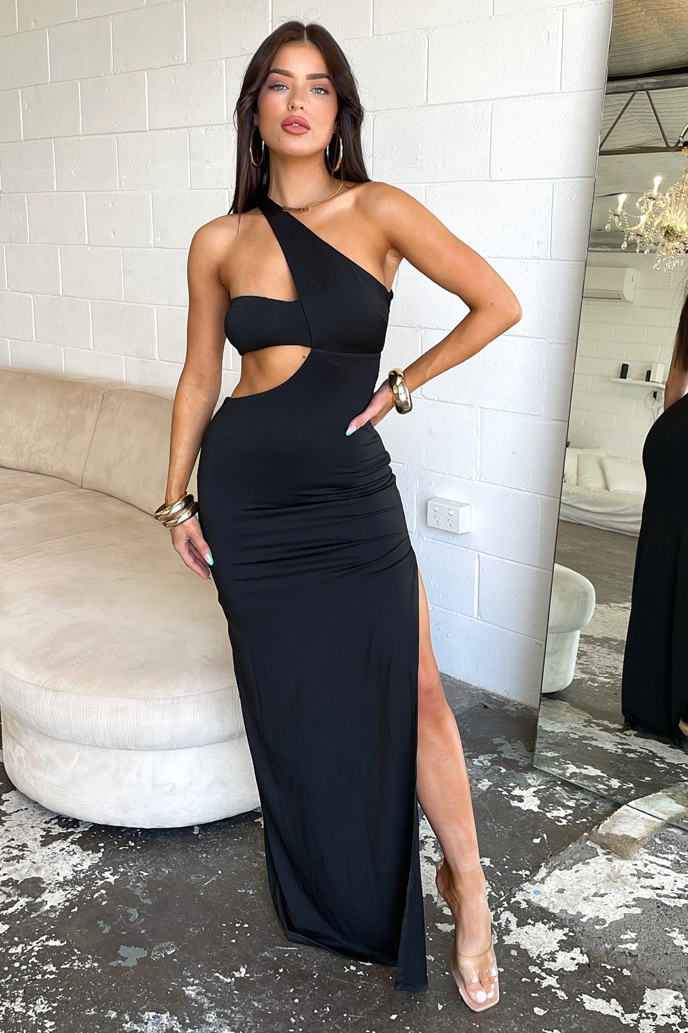 Inika Maxi Dress - Czarna