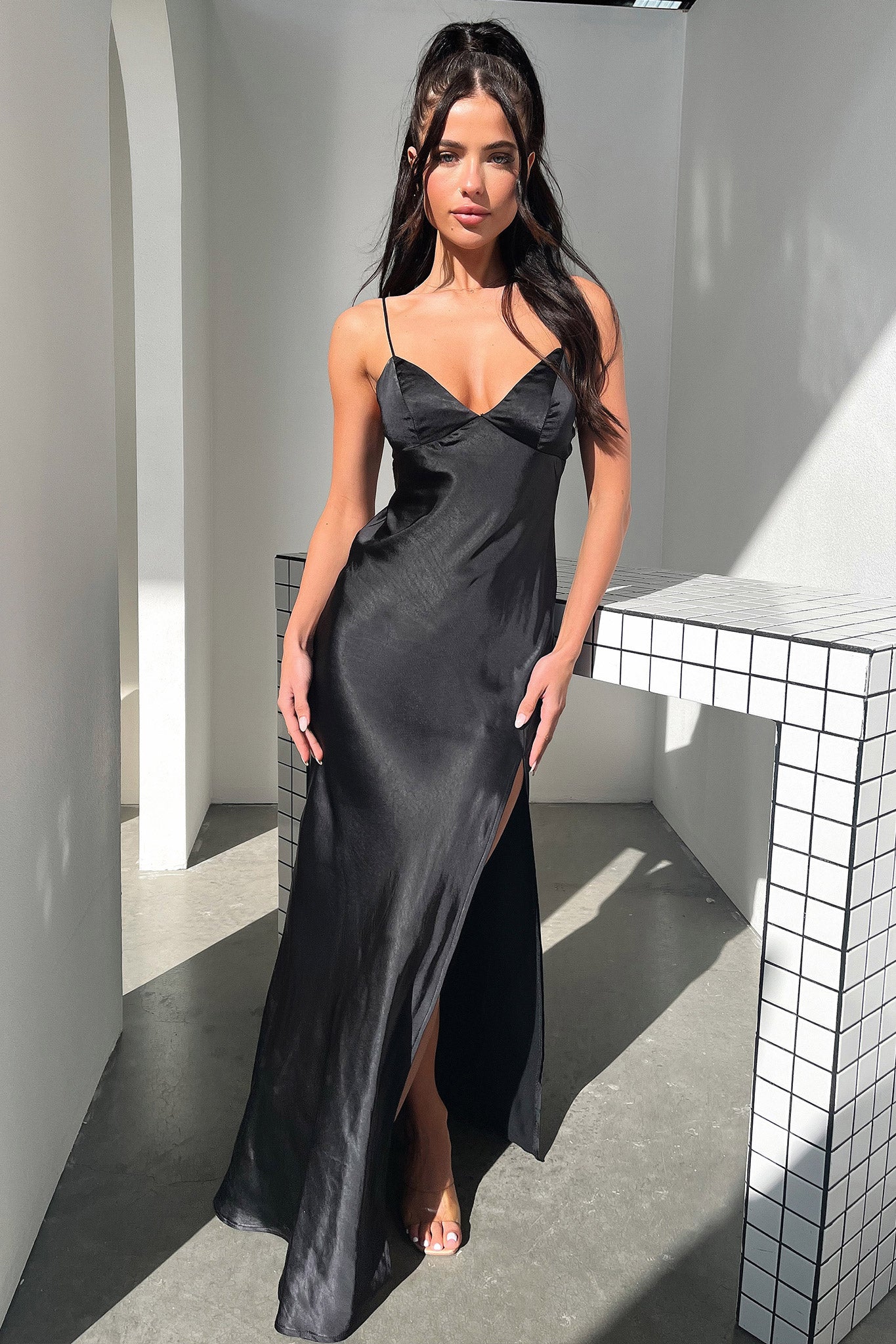 Jennifer Maxi Dress - Czarna