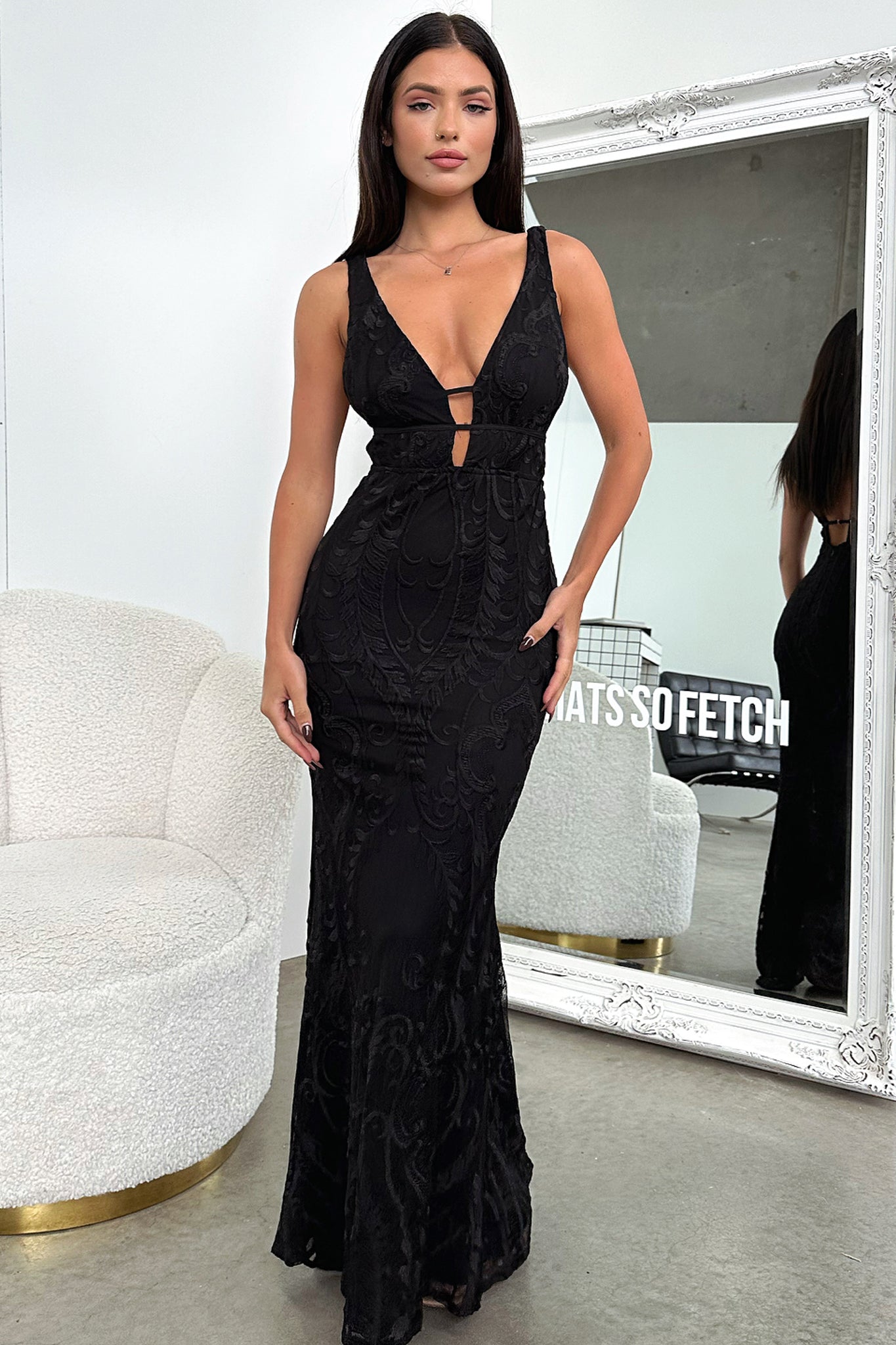 Kaia Maxi Dress - Czarna