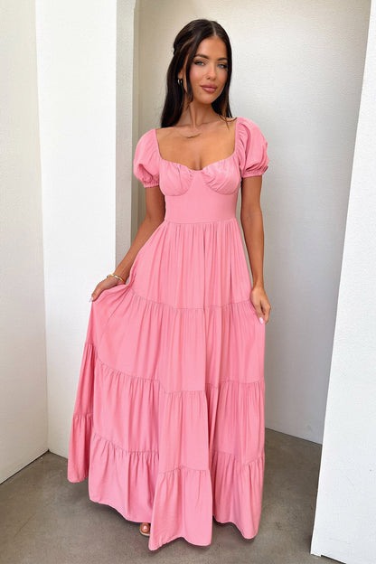 Levona Maxi Dress - Różana
