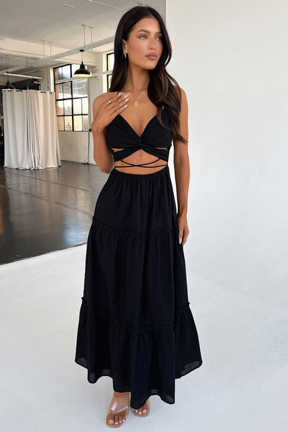 Lucy Maxi Dress - Czarna