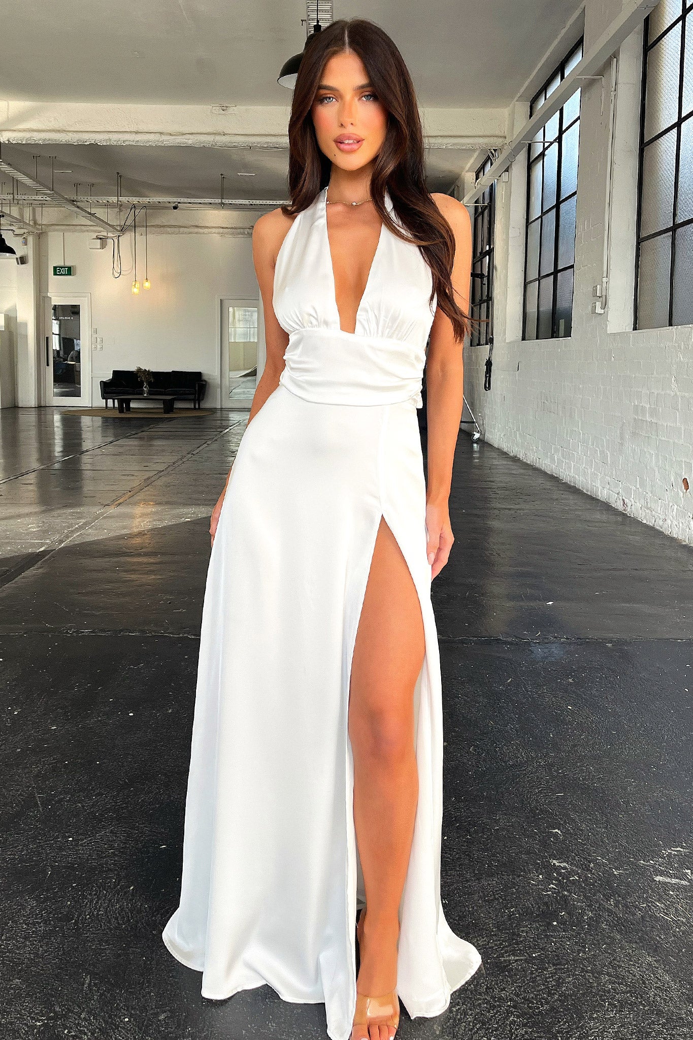 Neriah Maxi Dress - Biała