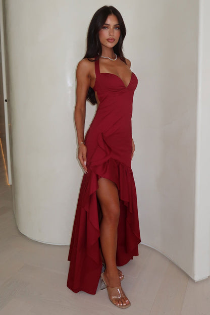 Neva Maxi Dress - Czerwona