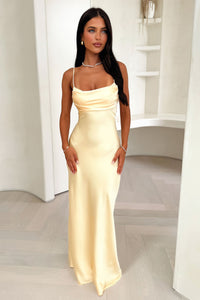 Novella Maxi Dress - Żółta