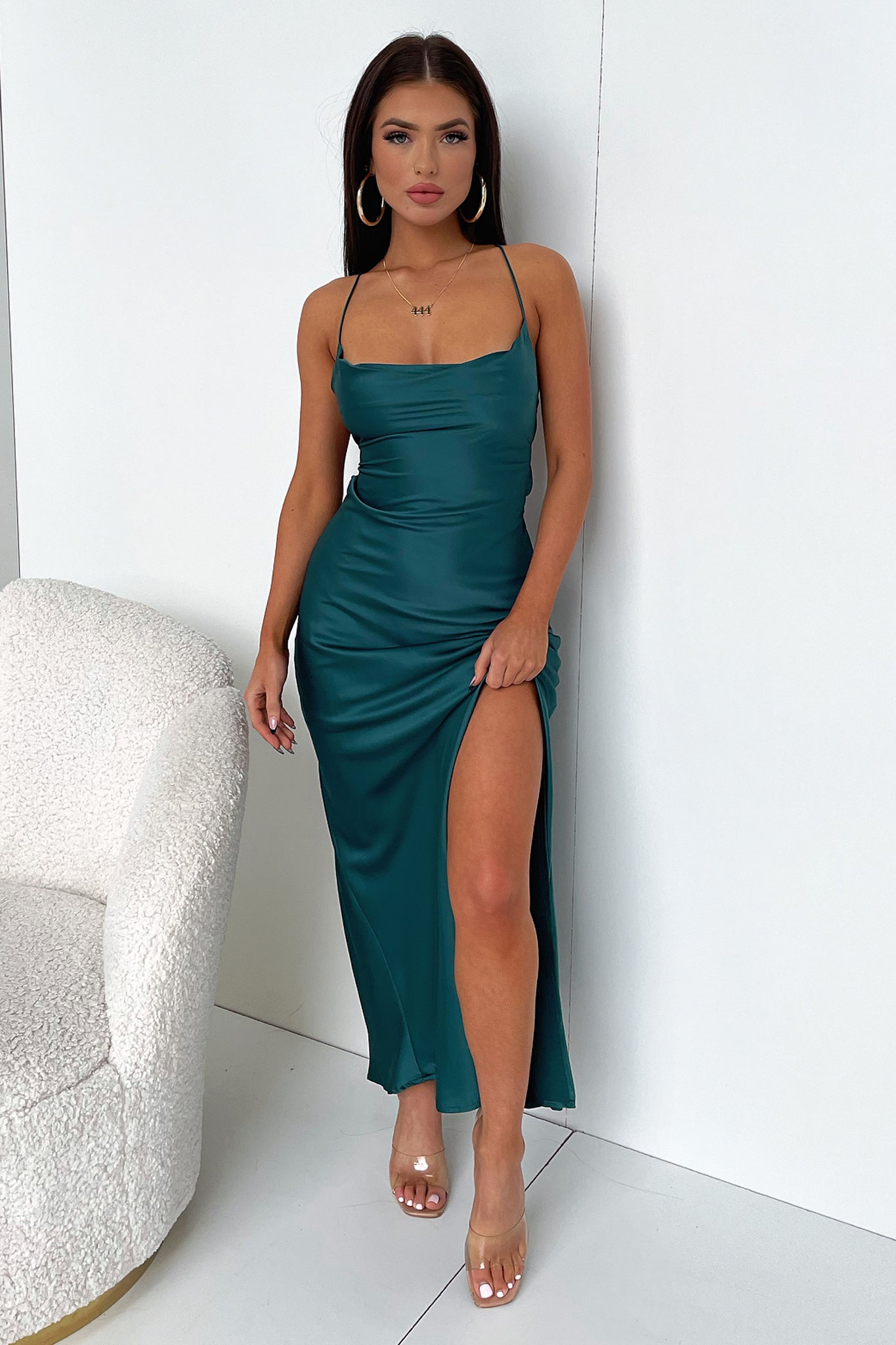 Olivia Maxi Dress - Szmaragdowa