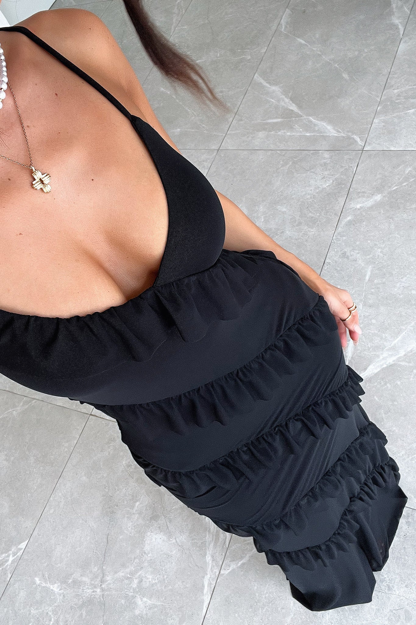 Pippa Maxi Dress - Czarna