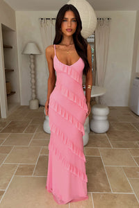 Pippa Maxi Dress - Pudrowy Róż