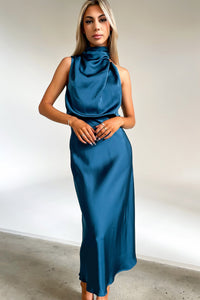 Santorini Maxi Dress - Szmaragdowa