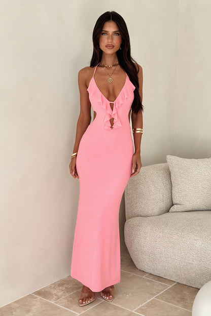 Zaric Maxi Dress - Różowa